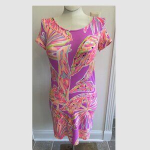 Lilly Pulitzer UPF 50 Tammy Dress Amethyst Sunseekers Pink Purple Size XS